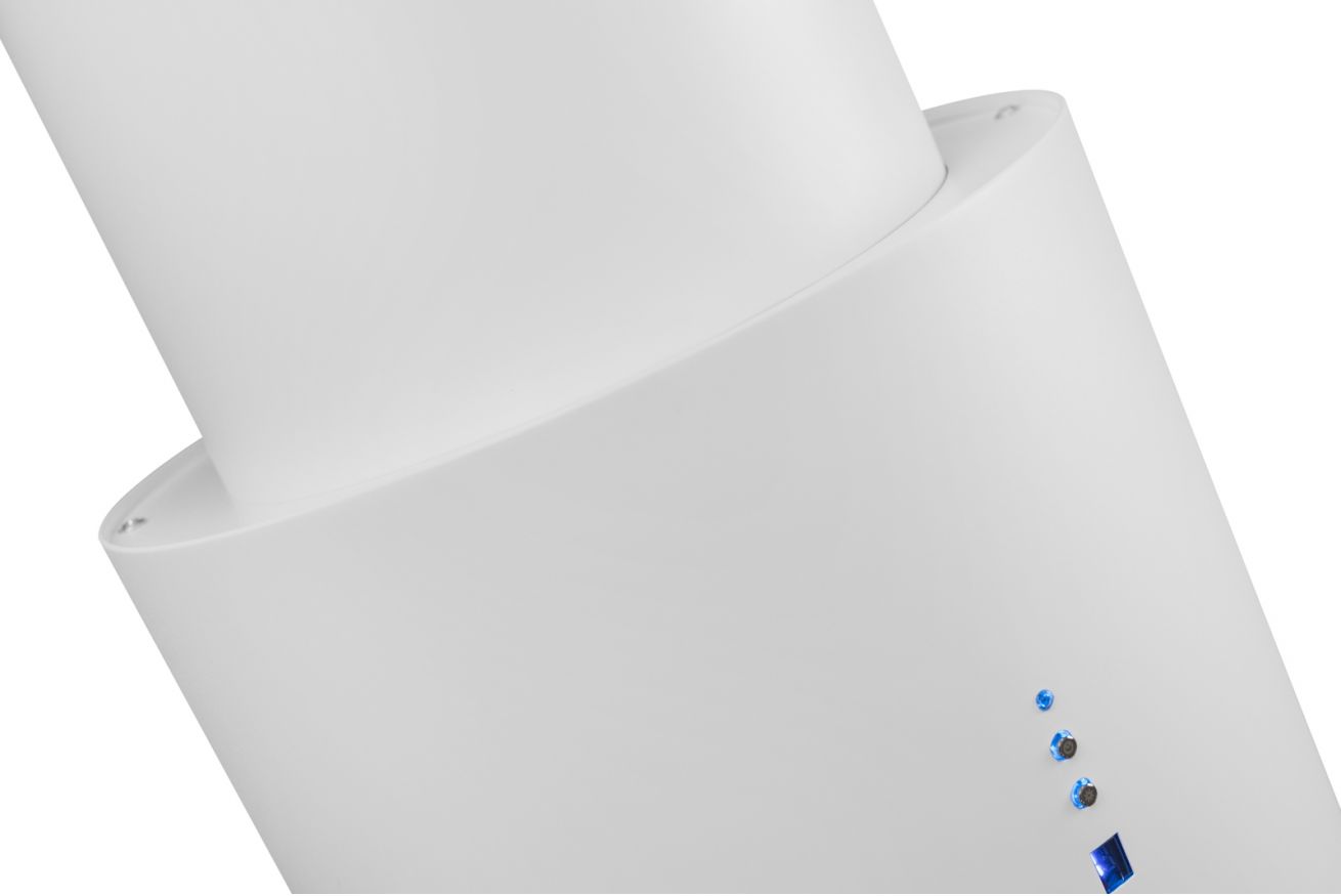 Okap kuchenny Toflesz - Cylinder Biały Mat